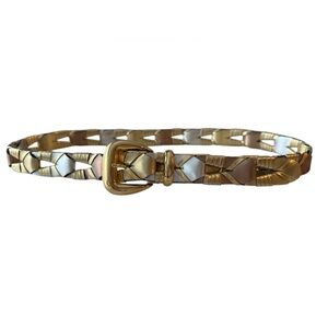 Vintage 80s/90s Metallic Belt